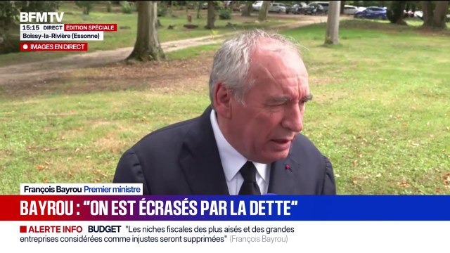 Vote de confiance: LFI et le RN sont des organisations politiques antagonistes , qui mèneraient à une une crise , assure François Bayrou