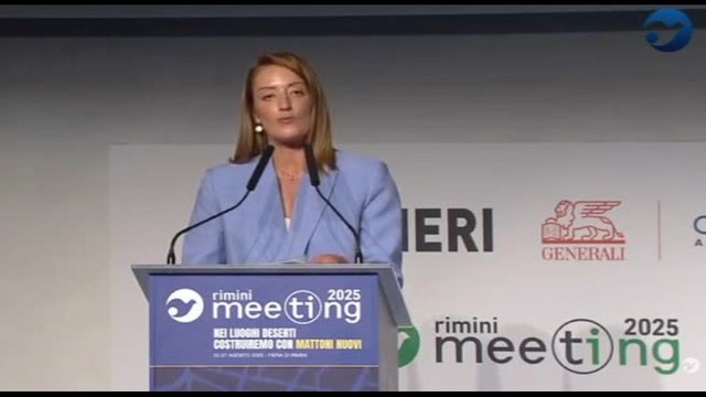 Metsola: Come ha detto Draghi, serve un'Europa più forte
