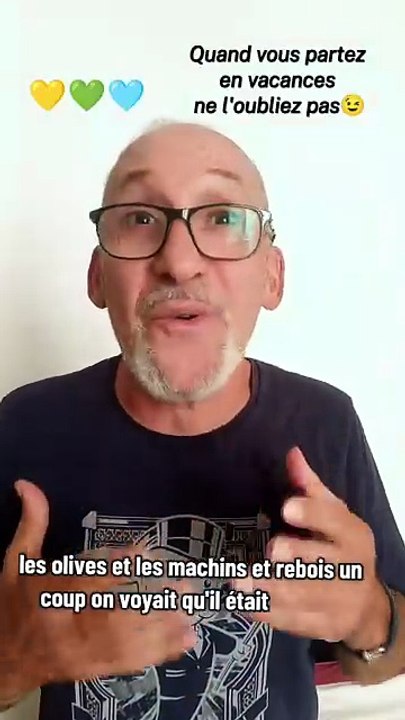 Quand vous partez en vacances, ne l'oubliez pas 😢