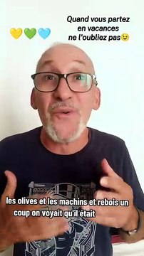 Quand vous partez en vacances, ne l'oubliez pas 😢