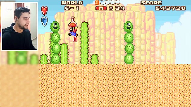 🎮 Super Mario Bros. 2 Ep.[06] - Mundo 6: Areias movediças e uma Pirâmide no céu!?