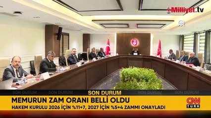 Hakem Kurulu memur ve memur emeklilerinin zam oranını belirledi