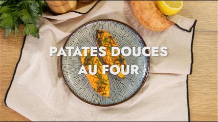 patates douces au four