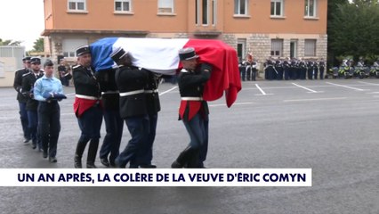 Un an après, la colère de la veuve d'Eric Comyn