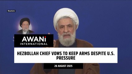 Hezbollah chief vows to keep arms despite U.S. pressure
