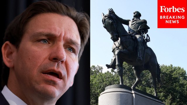 Ron DeSantis Celebrates Florida Putting Up New Statues Of Founding Fathers Across State