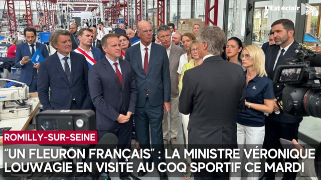 “Un fleuron français” : la ministre Véronique Louwagie en visite au Coq sportif ce mardi 26 août