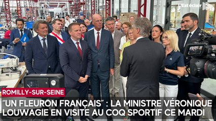 “Un fleuron français” : la ministre Véronique Louwagie en visite au Coq sportif ce mardi 26 août