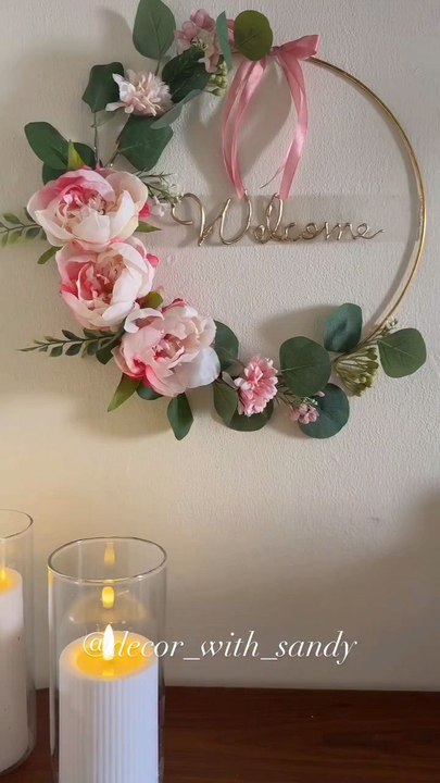 DIY Wedding Décor Idea via: @decor_with_sandyA charming DIY wedding décor idea to make your celebration feel more personal and memorable. Add a touch of creativity to transform your space into something elegant, romantic, and unique to your style.