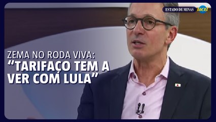 Zema sobre tarifaço: 'Tem a ver com Lula, não com Bolsonaro'