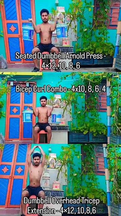 SHOULDERS + ARMS Workout  . . . . . . #shoulders  #arms  #biceps  #triceps  #delts #armday  #shoulderday  #shouldergains  #armgains  #pump  #workout  #fitfam #fitness #fitnessmotivation #gym #gymlife #gymrat #gymmotivation #training #gains #progress #fitn
