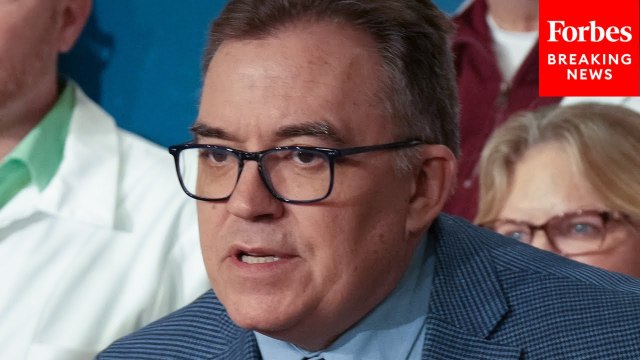 Victim Of Minnesota Shootings Senator John Hoffman Denounces Political Violence At DNC Meeting