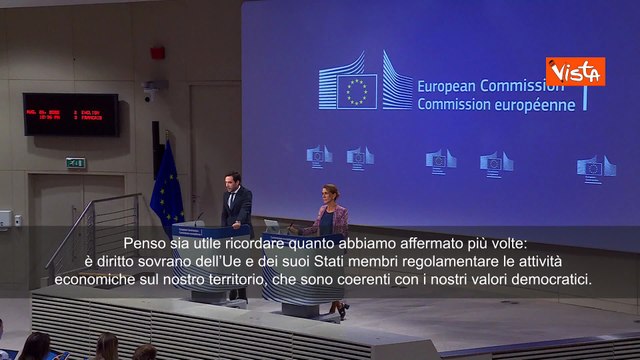 Nuovi dazi Usa vs digital tax, Commistione Ue: Noi sovrani in regolamentare attività economiche