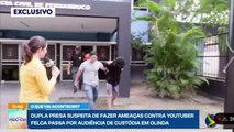 Suspeitos de ameaçar o youtuber Felca falam com exclusividade à TV Jornal/SBT