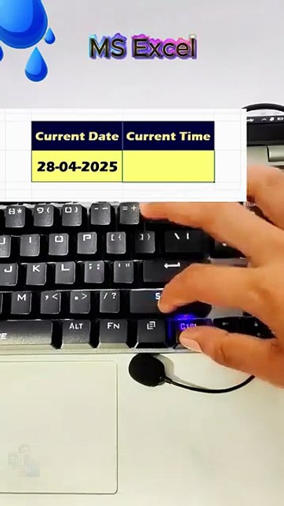 🕒 Insert Current Date & Time in Excel with Shortcuts | Quick Guide 2025