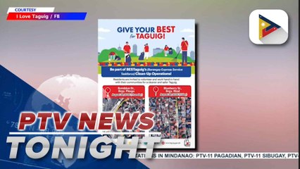 Taguig LGU urges public to take part in clean-up ops