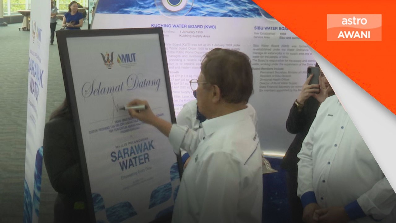 Sarawak Water ditubuh, wujudkan pengurusan air lebih efisien