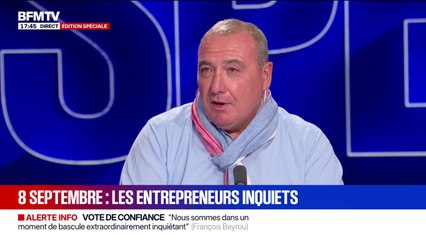 8 septembre: "On se bat déjà contre le dumping chinois, le protectionnisme américain, mais en interne, on est aussi obligé de se battre", lance Gilles Attaf, président de la certification "Origine France Garantie"