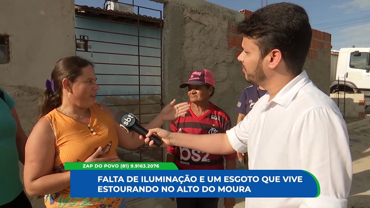 Problemas de Infraestrutura e esgoto no Bairro Alto do Moura, Caruaru: Um apelo dos moradores