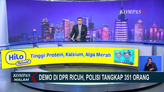 Sufmi Dasco Respons Unjuk Rasa di DPR yang Tolak Tunjangan Fantastis Anggota DPR | KOMPAS MALAM