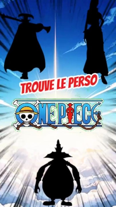 Trouve les 3 personnages de ONE PIECE  avec leurs ombres FEAT cosplay Kuzan !!!