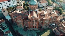 Aerial View of Phanar Greek Orthodox College, Istanbul - 4K