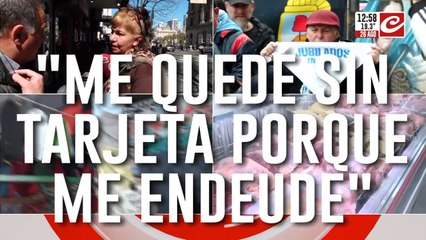 Endeudamiento en Argentina: “Me quedé sin tarjeta porque me endeudé”