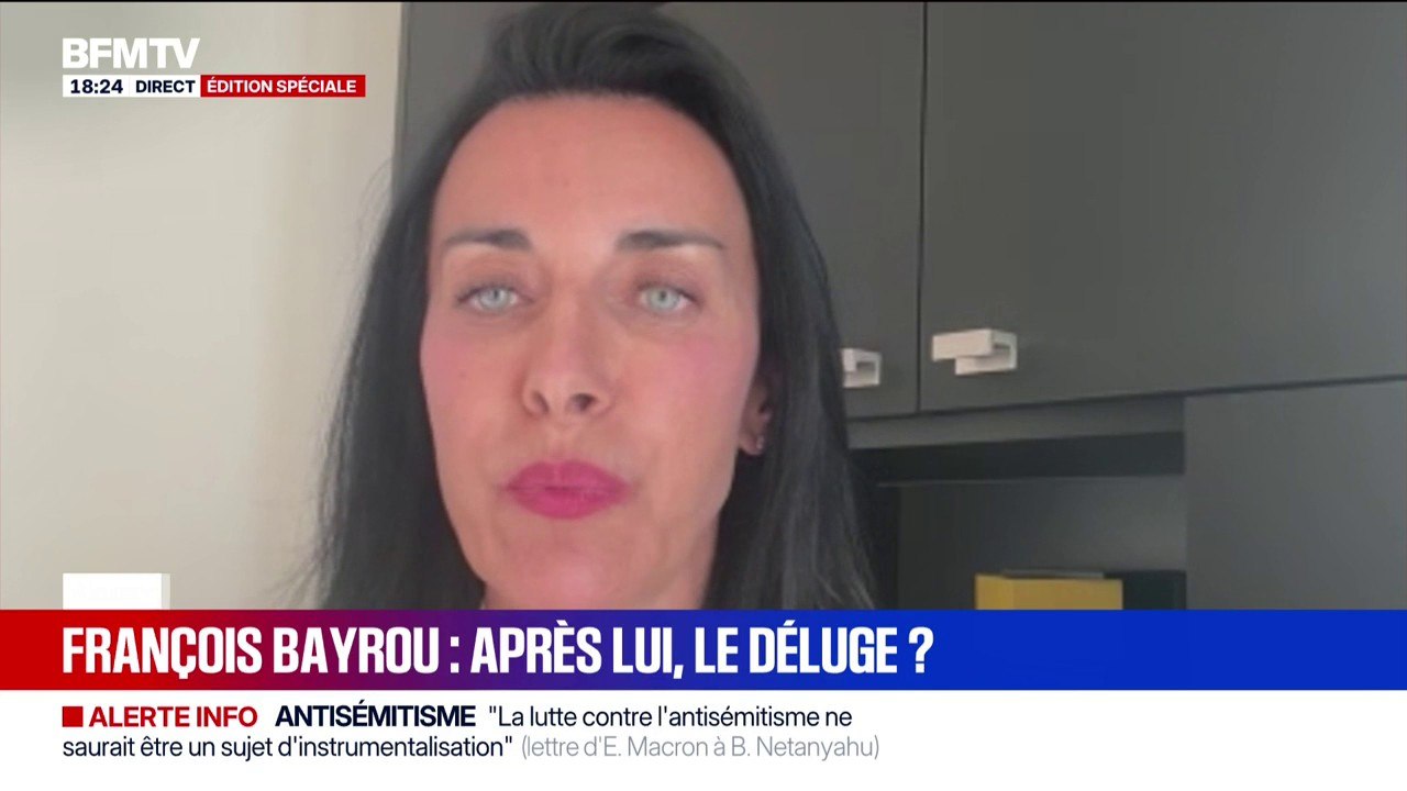 Vote de confiance du 8 septembre: "C'est lui (François Bayrou) qui sème le chaos dans le pays", estime Alexandra Masson, députée RN des Alpes-Maritimes