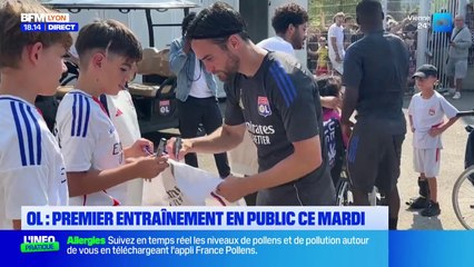 OL : premier entraînement en public ce mardi