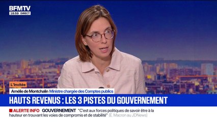 Budget 2026: "L'équité fiscale, c'est que tout le monde contribue à hauteur de ses moyens", définit Amélie de Montchalin, ministre des Comptes publics