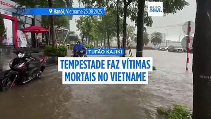 Tufão Kajiki provoca mortos no Vietname