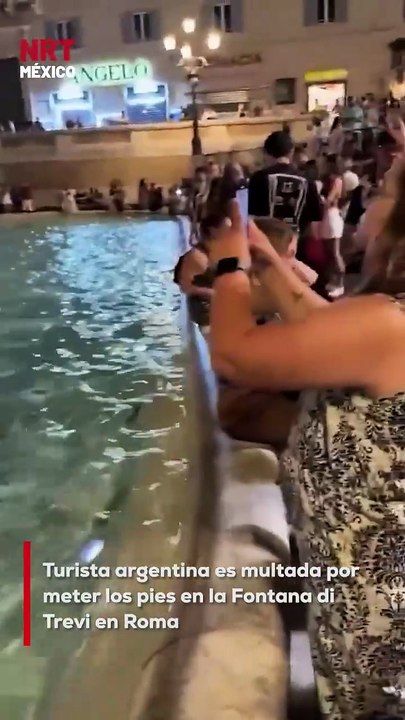 Una turista argentina fue sancionada con 500 euros de multa y la expulsión de áreas públicas en Roma, tras ser sorprendida introduciendo los pies en la histórica Fontana di Trevi, uno de los monumentos más vigilados de la ciudad.