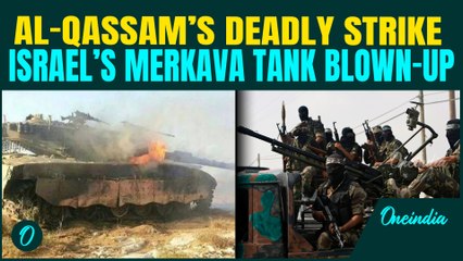 VIDEO: IDF’s Merkava Tank BLOWN TO PIECES by Al-Qassam Brigade in Gaza | All-out War