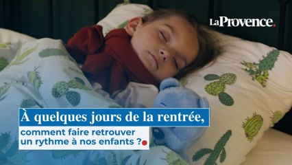 Avant la rentrée, comment faire retrouver un rythme à nos enfants ?
