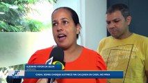 Casal sofre choque elétrico na calçada de casa, no Pina