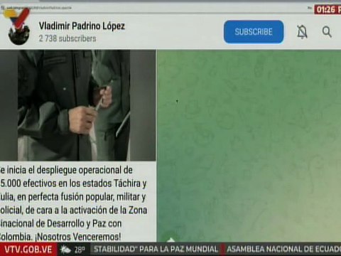 GJ Padrino López da inicio al despliegue de 15 mil efectivos en los estados Táchira y Zulia