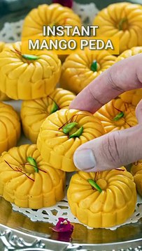 Instant Mango Peda Recipe | Quick & Easy Mango Sweet | Summer Special Dessert