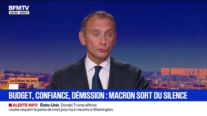 Démission d'Emmanuel Macron: "Il a fait son temps", estime Laurent Jacobelli, porte-parole du RN