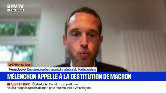 8 septembre: La destitution du président de la République ne changera pas la situation de blocage de l'Assemblée nationale , annonce Pierre Jouvet député européen PS
