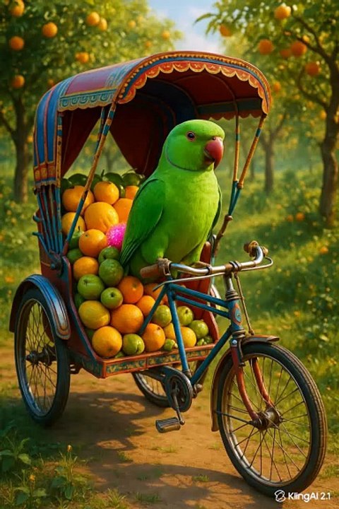 parit running cycle in garden