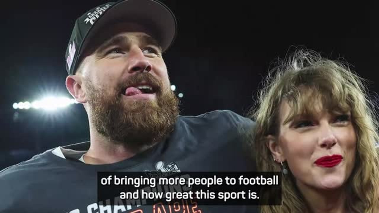 Taylor Swift and Travis Kelce romance helping NFL grow - Mahomes