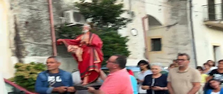 Tramonti (SA) - La processione con la statua di San Bartolomeo apostolo (24.08.25)