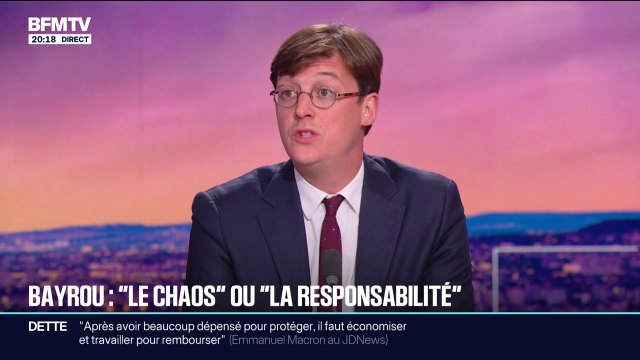 Vote de confiance du 8 septembre: Ceux qui acceptent de faire des compromis, François Bayrou les a piégé , estime Sacha Houlié, député Place Publique de la Vienne