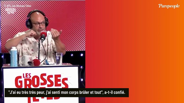 Dîner mouvementé chez Laurent Ruquier pour un chroniqueur des Grosses Têtes qui a fini... en feu !