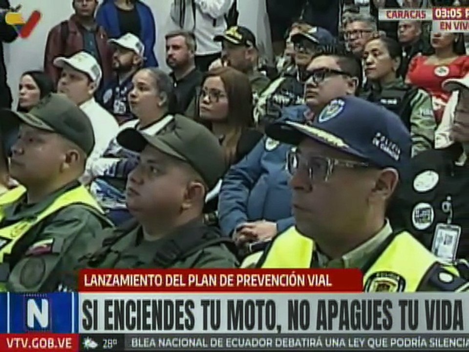 Fiscal Saab: Venezuela tiene que ser ejemplo en el mundo de cero víctimas mortales por accidentes de tránsito