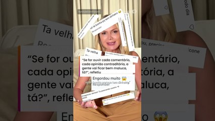 Eliana rebate críticas feitas sobre seu corpo nas redes: 'Não é fácil' #shorts
