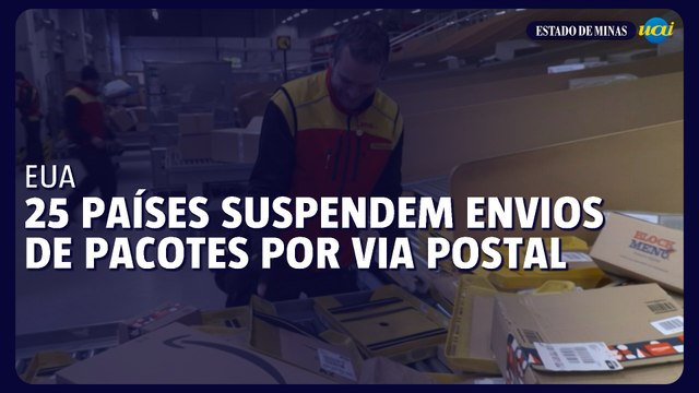 Vinte e cinco países suspendem envios de pacotes por via postal aos EUA devido às tarifas