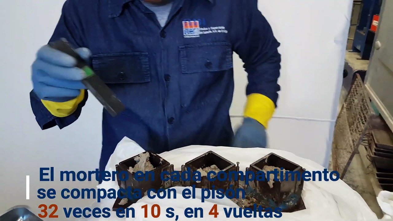 ELABORACIÓN DE CUBOS DE MORTERO ESSSA