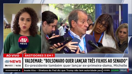 Valdemar: “Bolsonaro quer lançar três filhos e Michelle ao Senado”