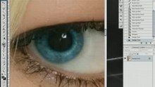 Effective and beautiful eyes with photoshop